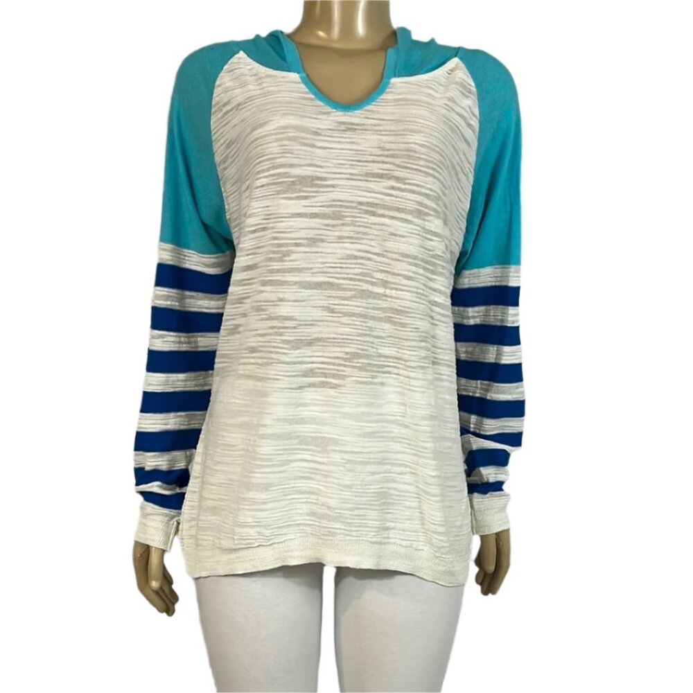COPY - NWT Parkhurst Summer Hoodie Sweater Womens Tight Knit Long Sleeve Lightw…